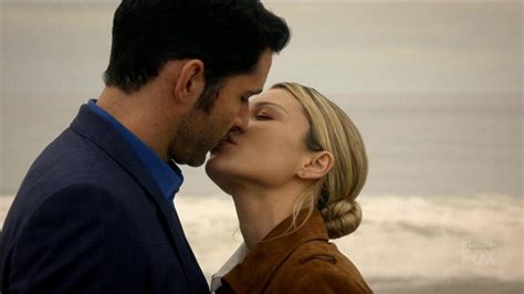 lucifer and chloe kisses.